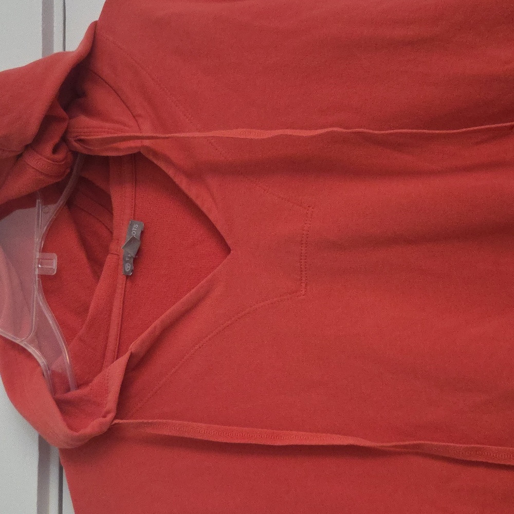 T by Talbots Hoodie Pullover, Pink Or Coral Color. Soft And Pretty! - Picture 2 of 6
